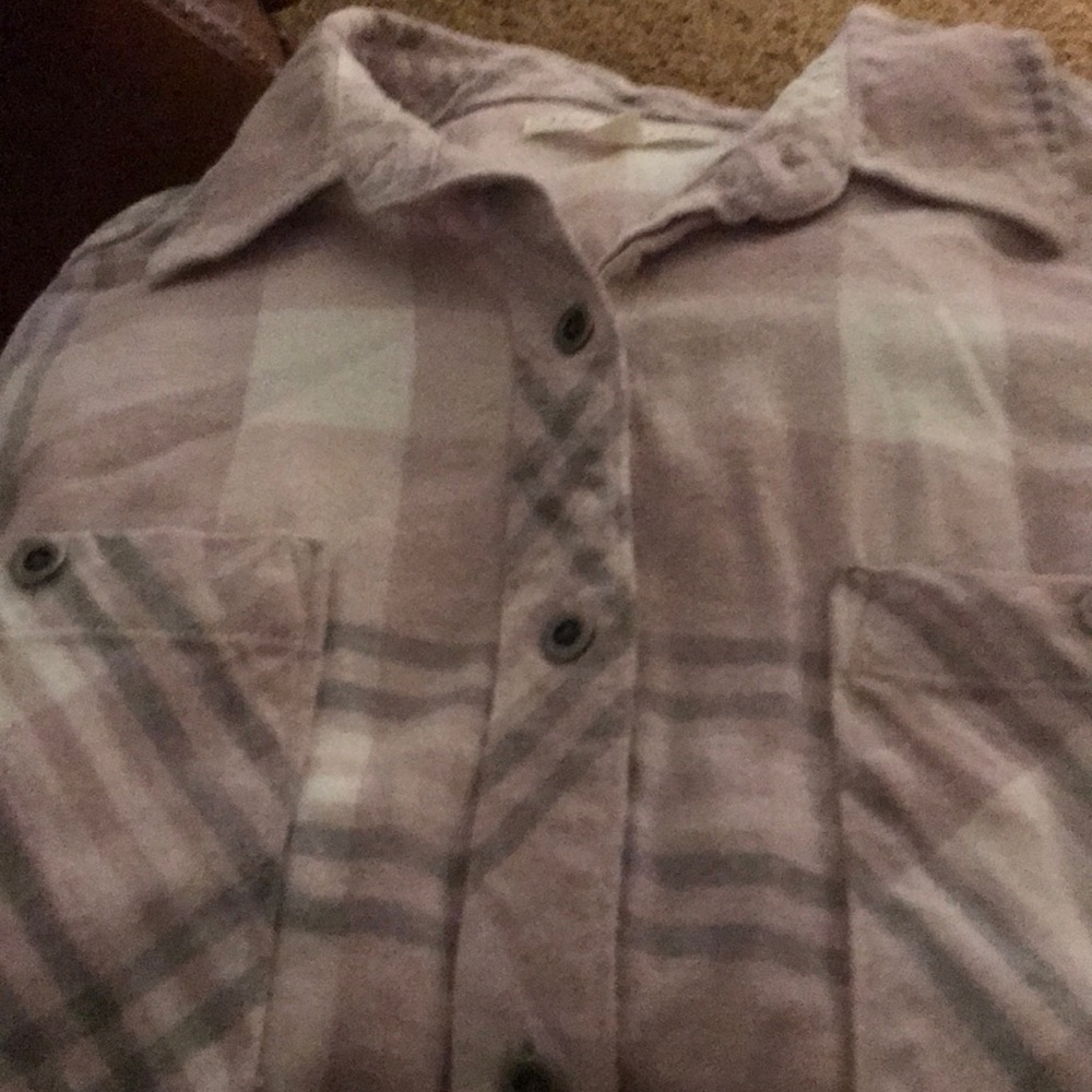 Flannel button down shirt